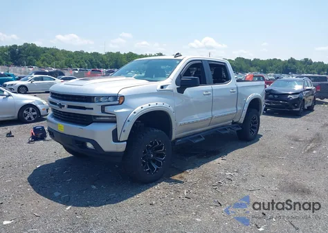 2021 Chevrolet Silverado 4Wd Short Bed Rst z USA, uszkodzony, nr VIN 3GCUYEED3MG122856